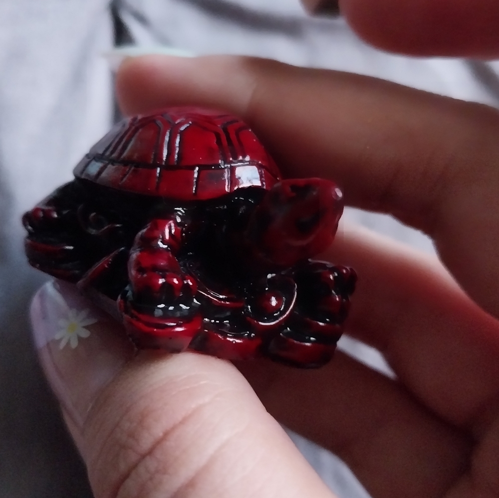 Red Stone turtle - Picture 4 of 4